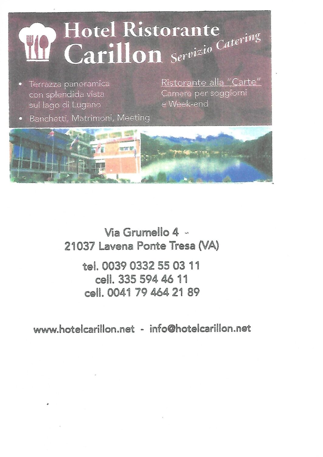 RISTORANTE HOTEL CARILLON