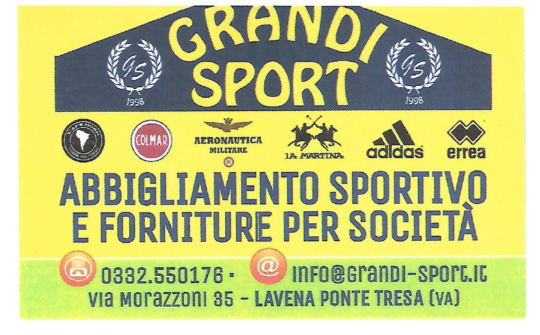 GRANDI SPORT – ABBIGLIAMENTO SPORTIVO