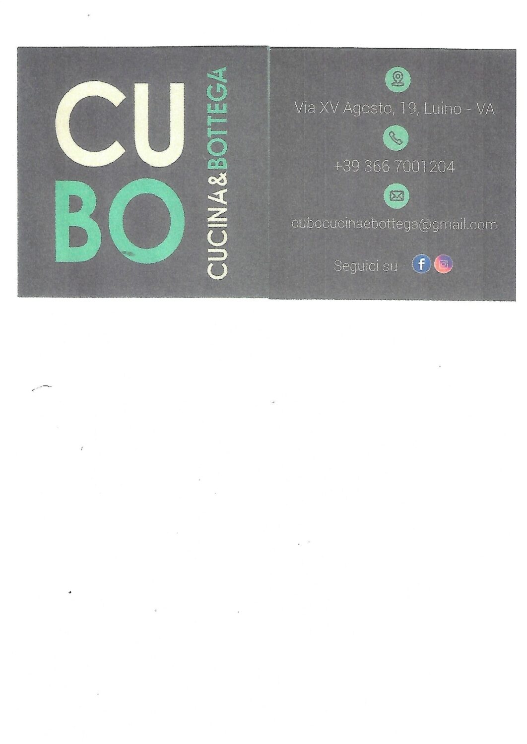 CUBO CUCINA & BOTTEGA