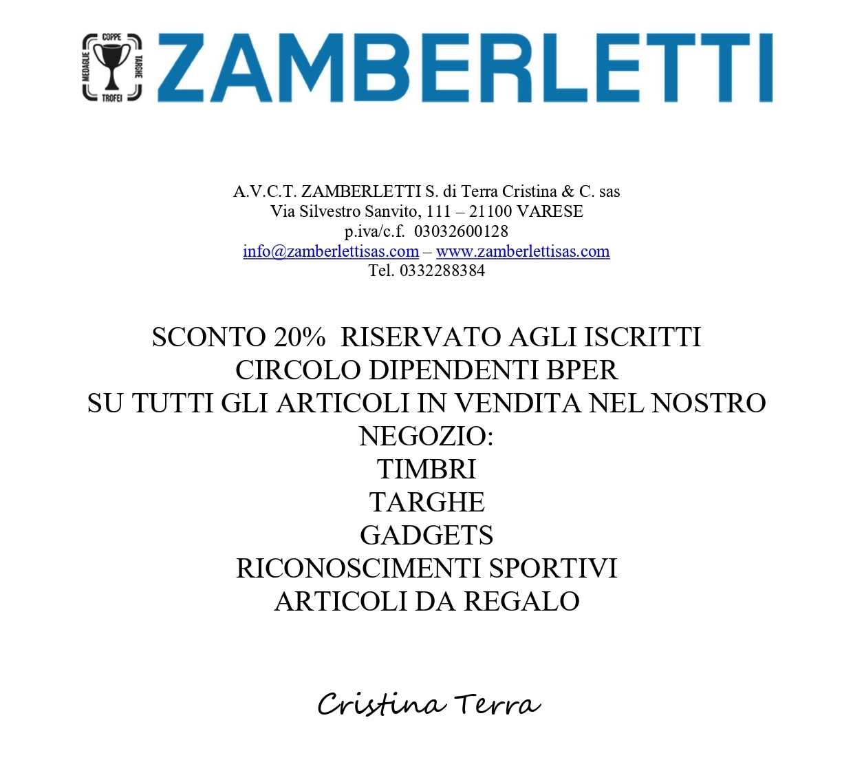 A.V.C.T. ZAMBERLETTI S.
