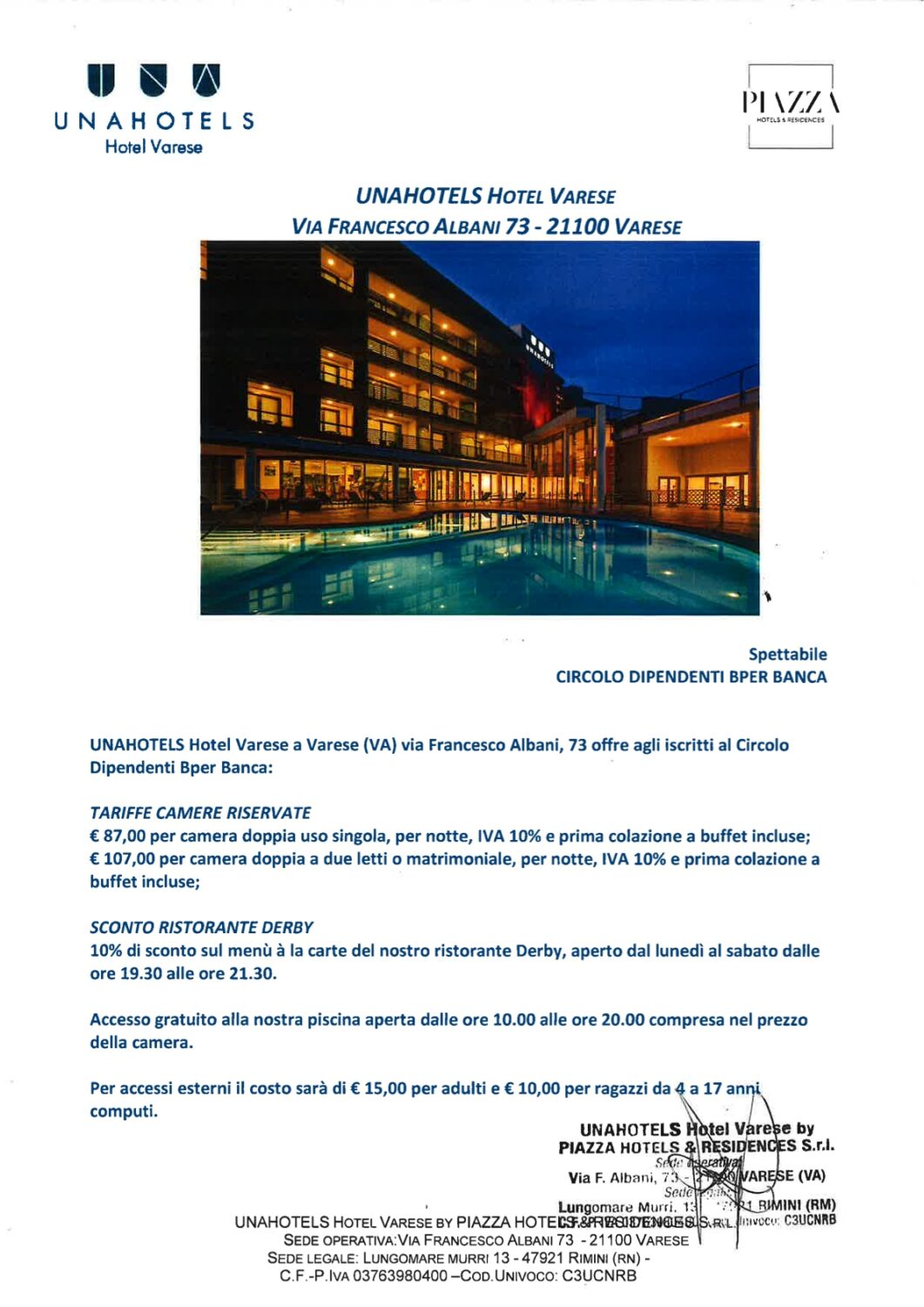 UNAHOTELS VARESE