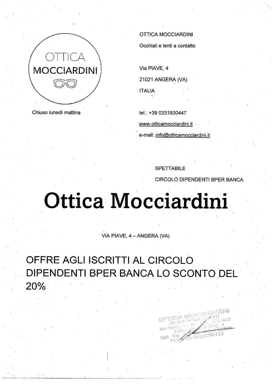 OTTICA MOCCIARDINI