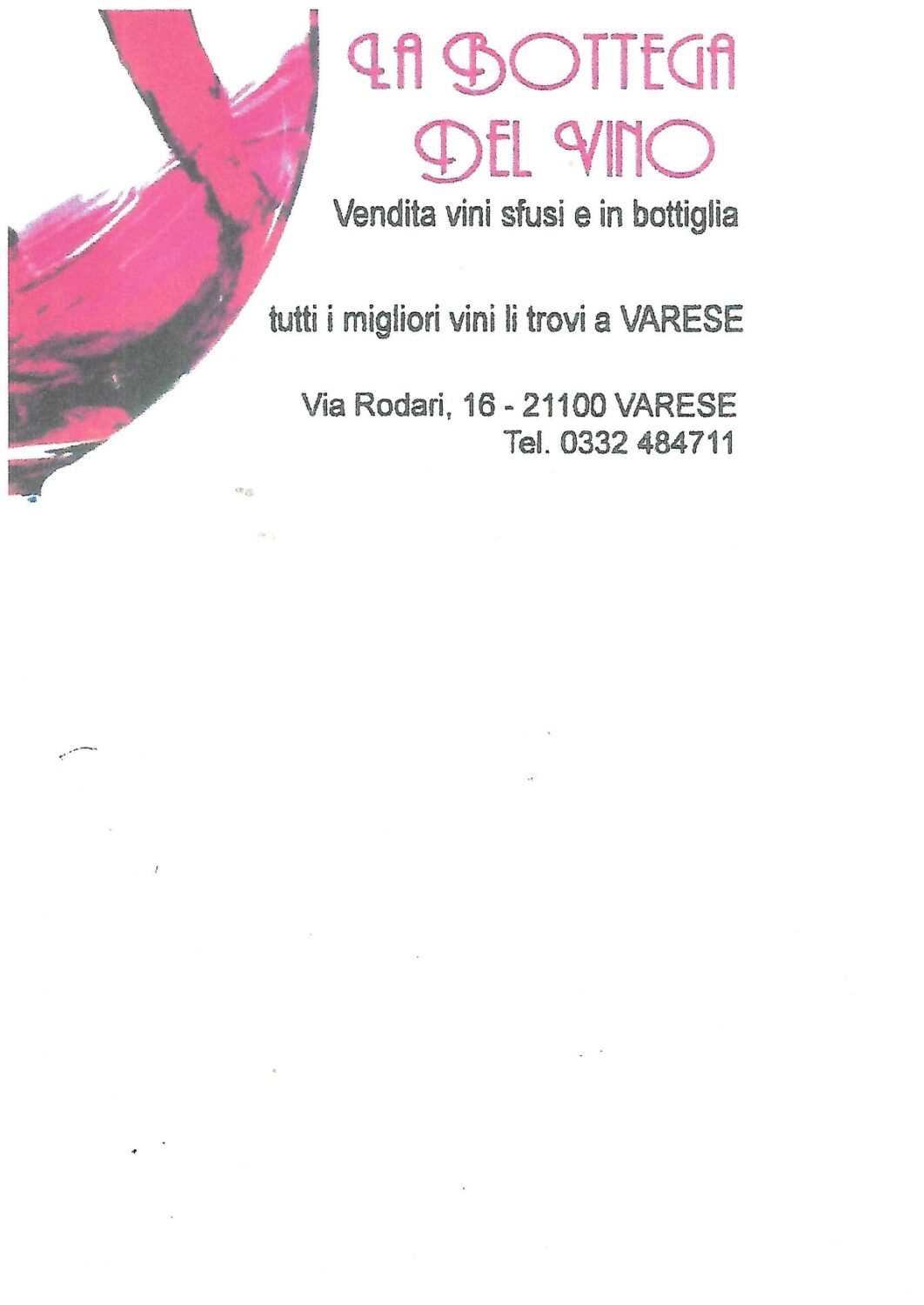 LA BOTTEGA DEL VINO