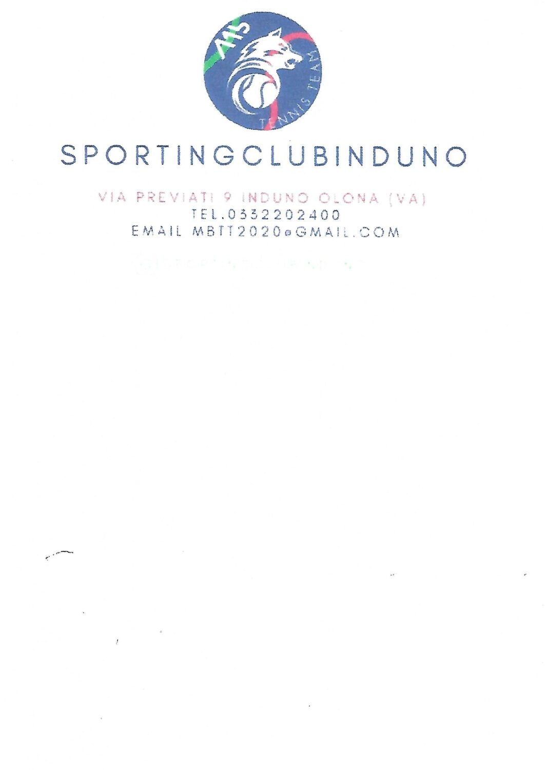 SPORTING CLUB INDUNO