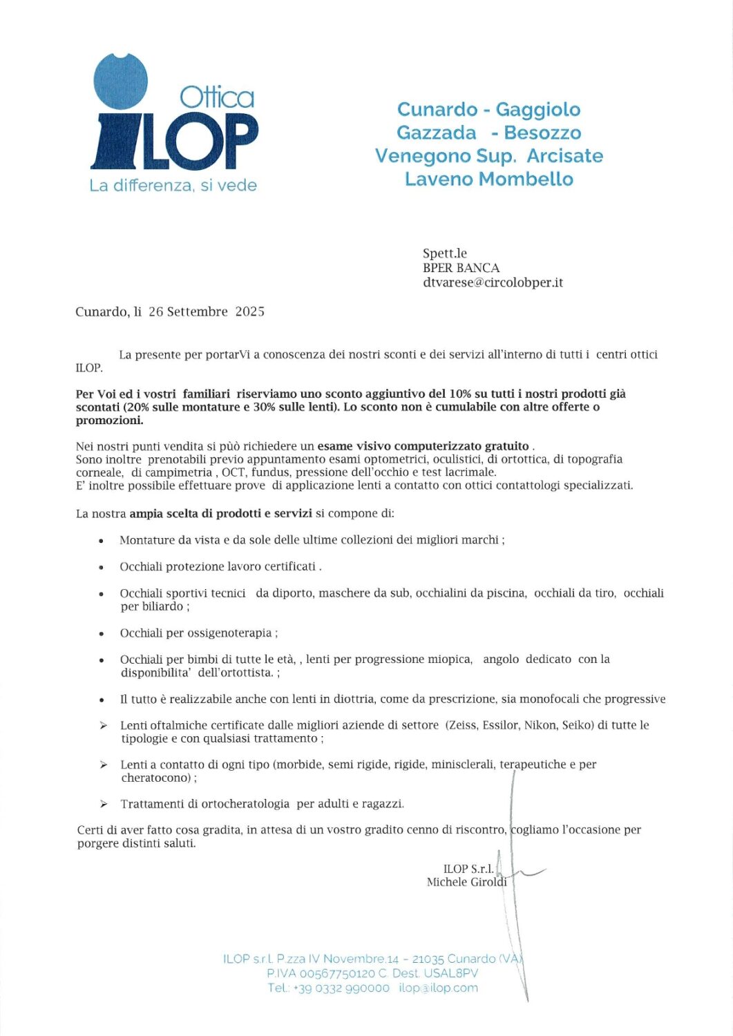 OTTICA ILOP