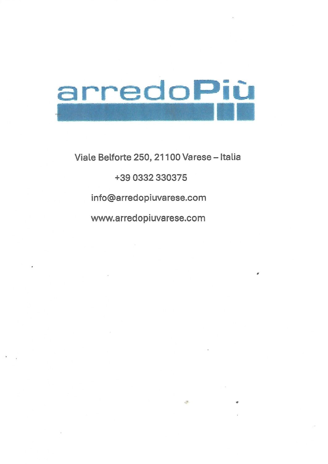 ARREDO PIU’