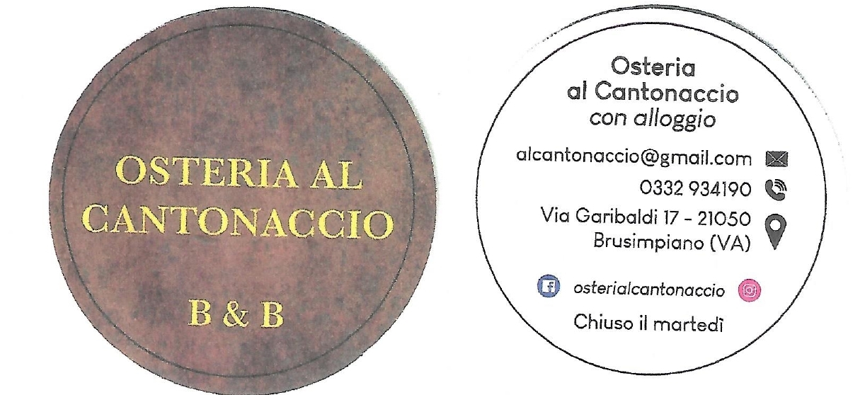 OSTERIA AL CANTONACCIO B & B