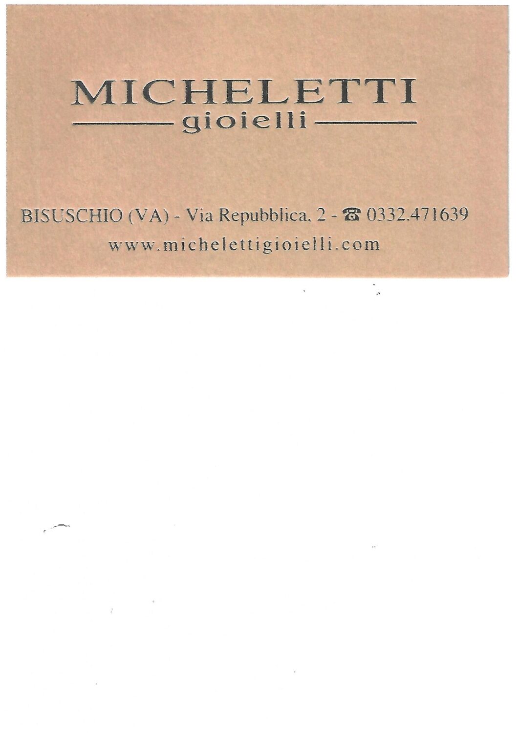 MICHELETTI GIOIELLI