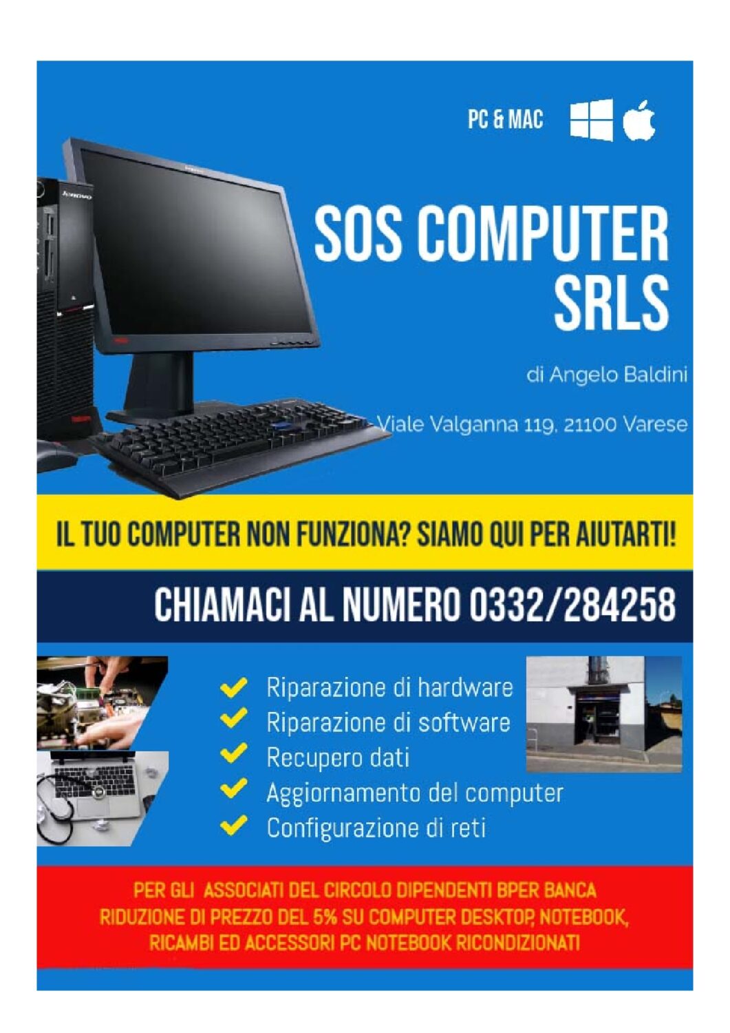 SOS COMPUTER VARESE SRLS