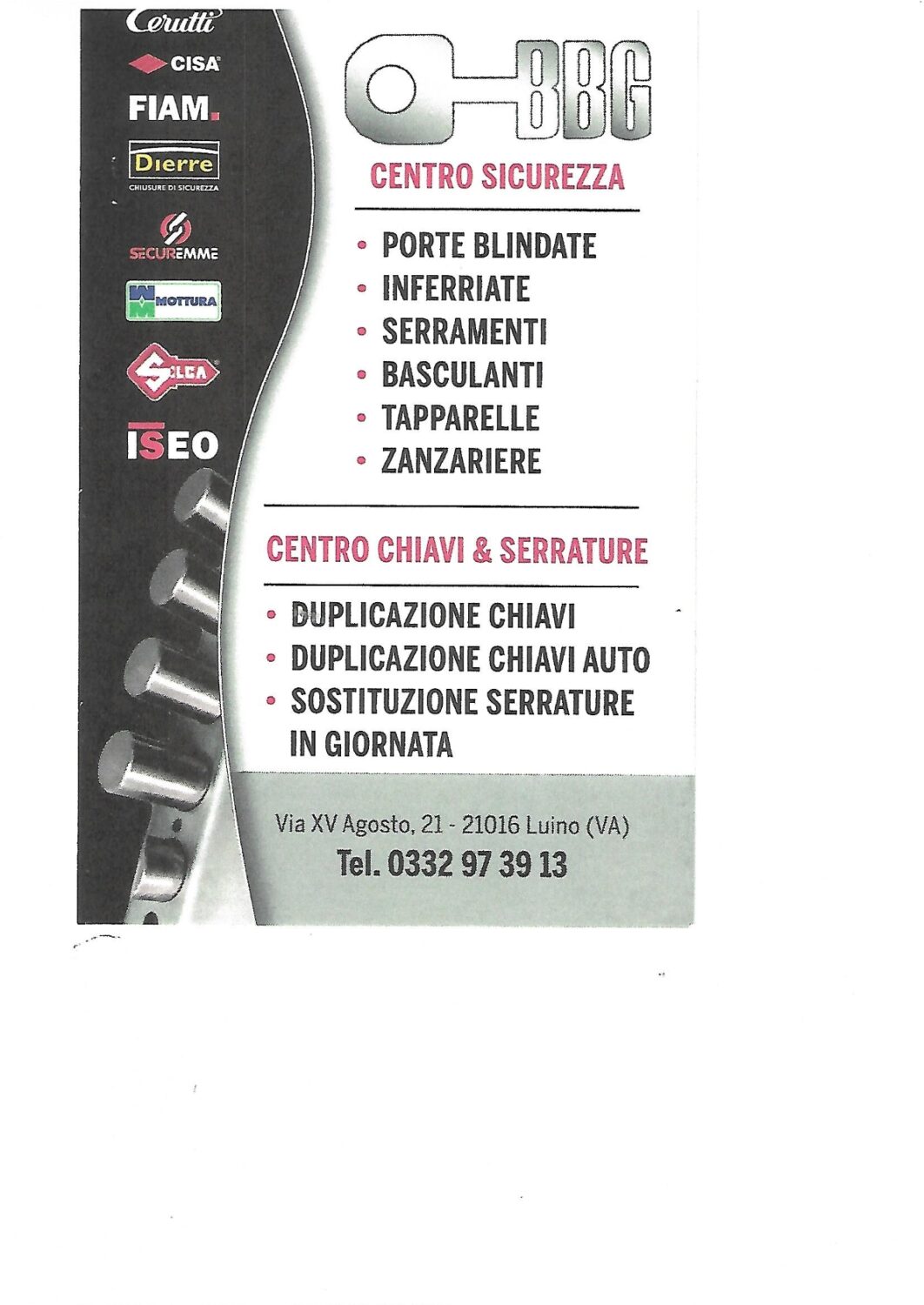 CENTRO SICUREZZA BBG