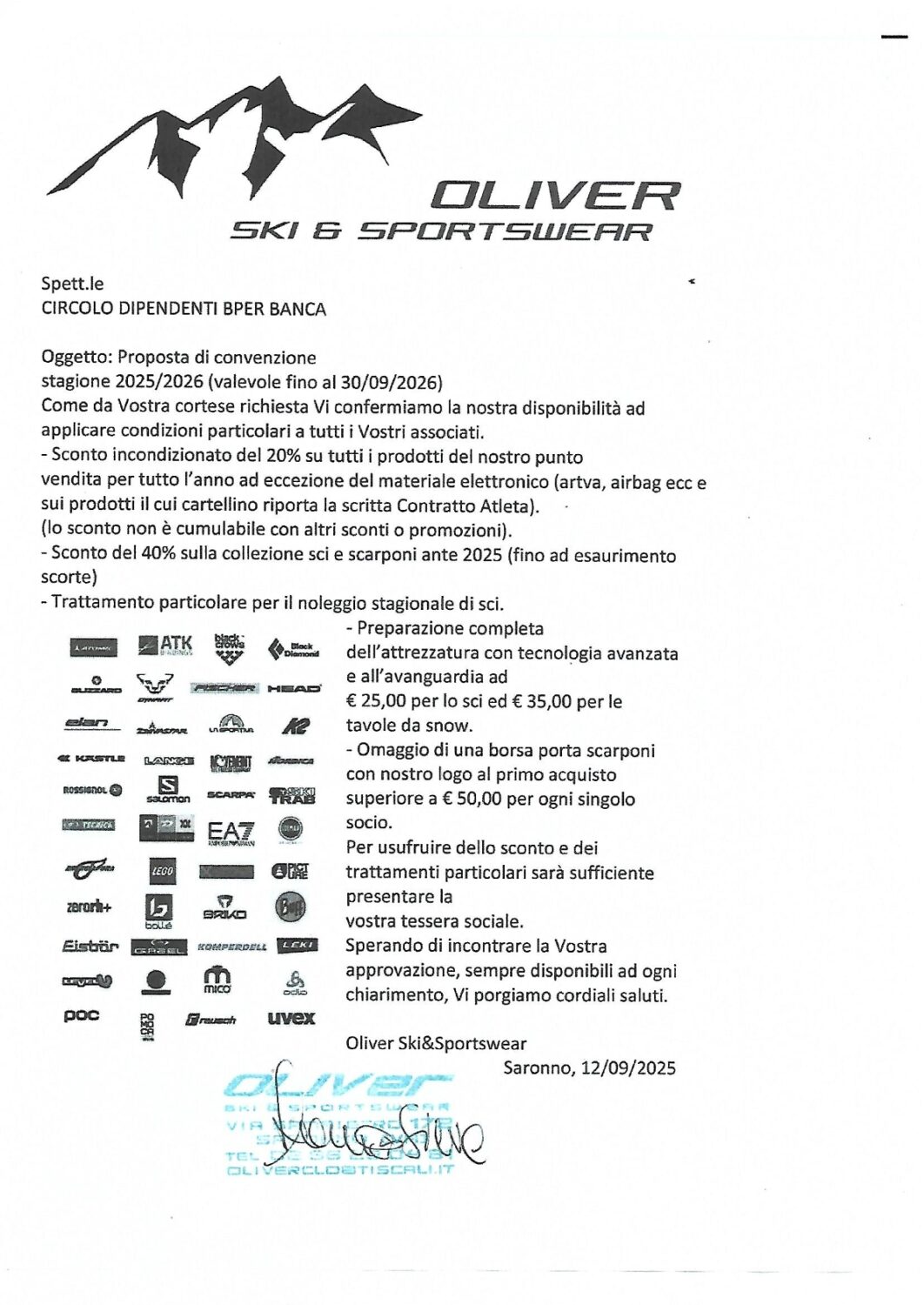 OLIVER SKI & SPORTSWEAR