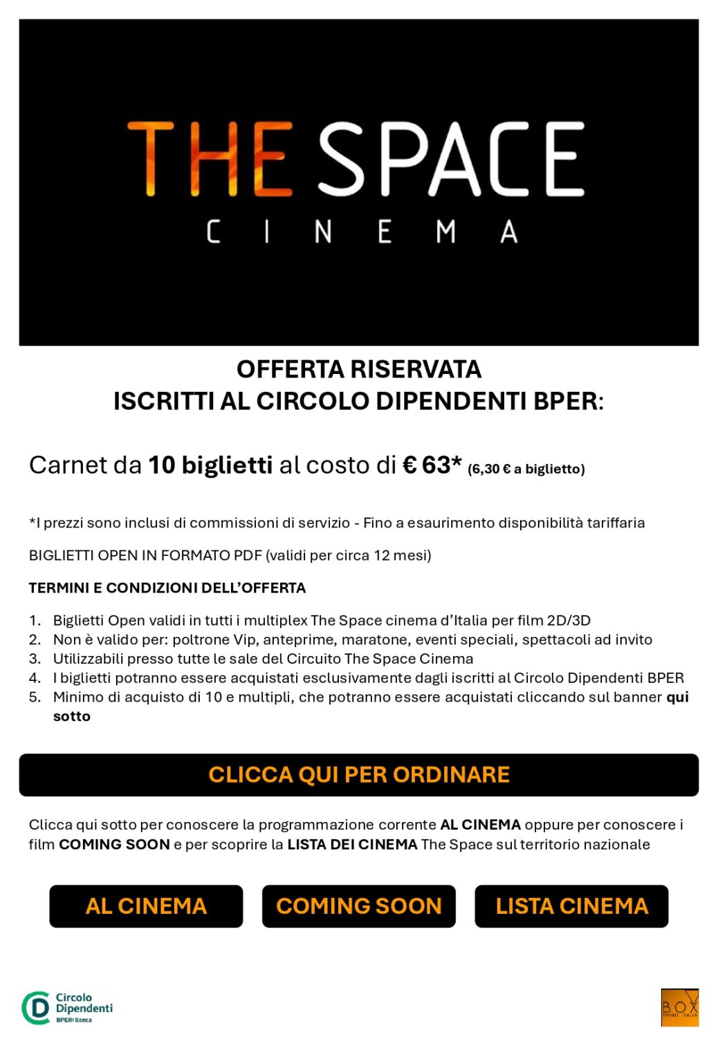 THE SPACE CINEMA