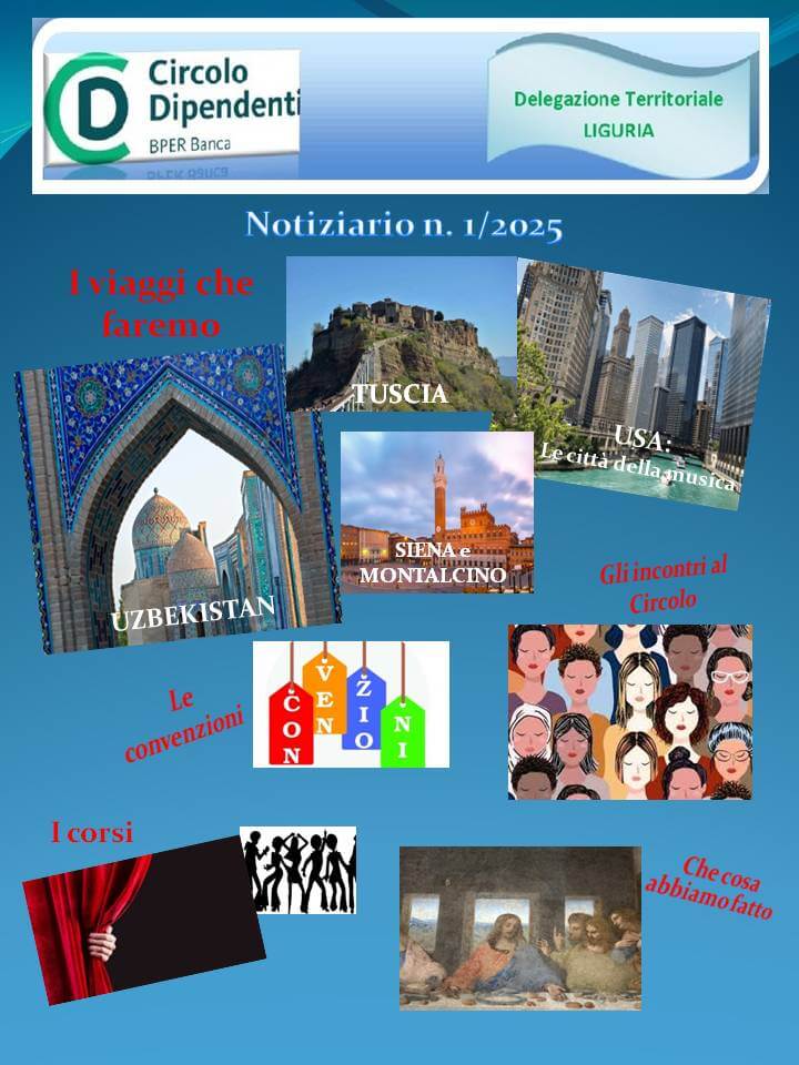 Notiziario N.1/2025 DTLiguria