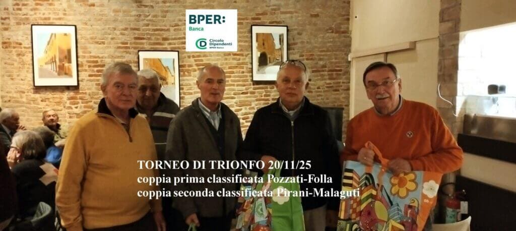 FOTOGRAFIE TORNEO DI TRIONFO SEZIONE DI FERRARA