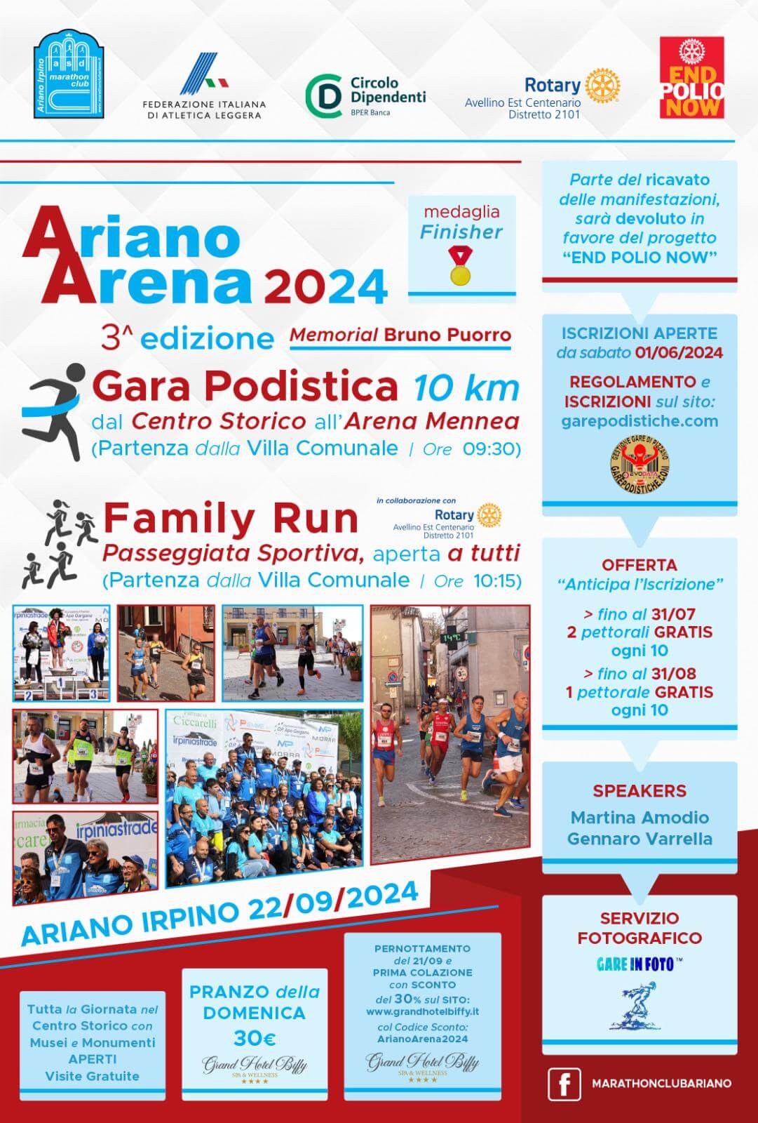 Volantino Ariano Arena 22.9.2024