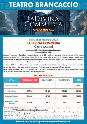 Presentazione DIVINA COMMEDIA Opera Musical - Brancaccio 23-24